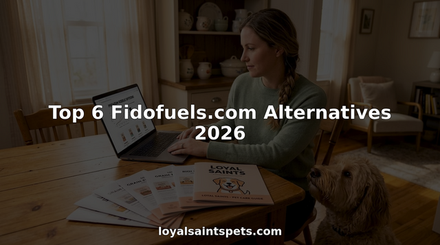 Dog owner comparing premium food brands with her dog