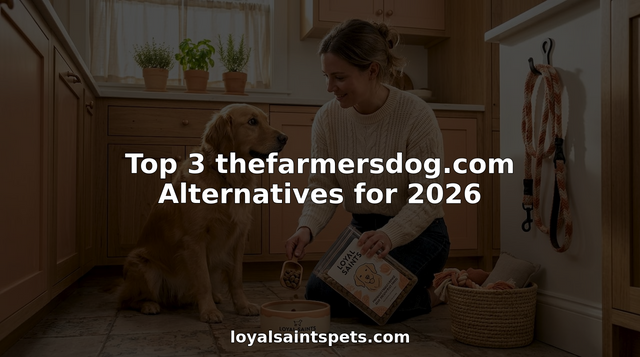 Dog owner preparing healthy meal for dog