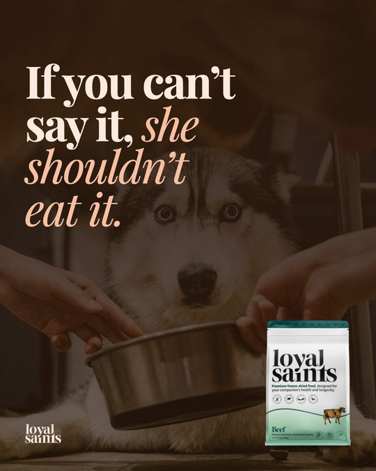If you can’t say it, she shouldn’t eat it.