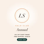 Halo Club Annual Membership — 20% off every order and free shipping always